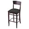 Holland Bar Stool Co 30" Bar Stool, Dark Cherry Finish, Canter Iron Seat 316030DC008 - alternate 1